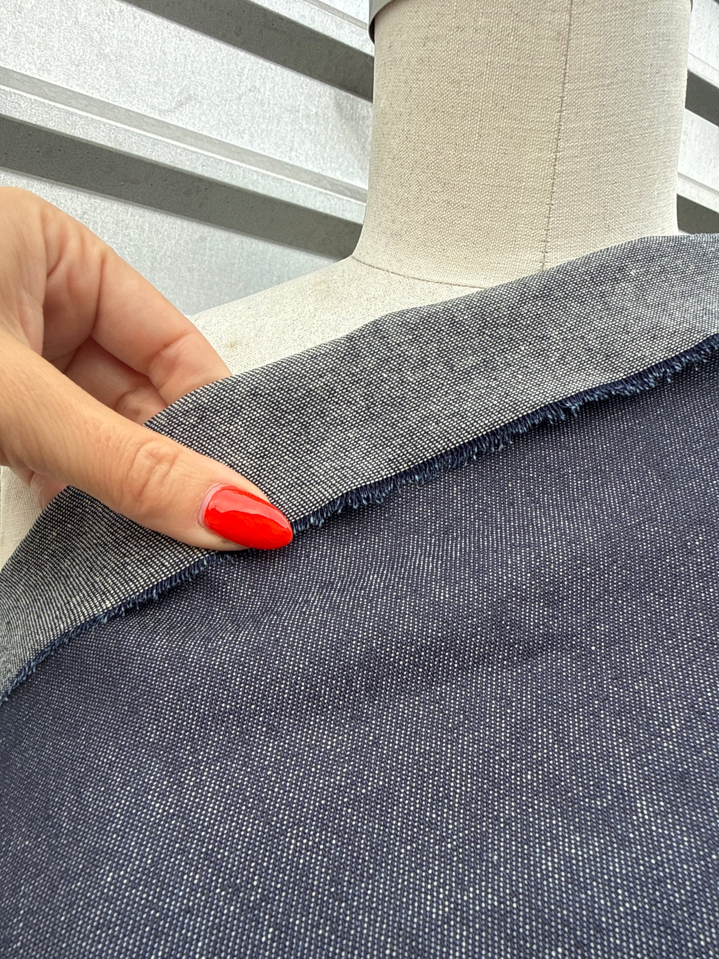 8 oz. Medium Blue Twill Denim "EZ Denim"