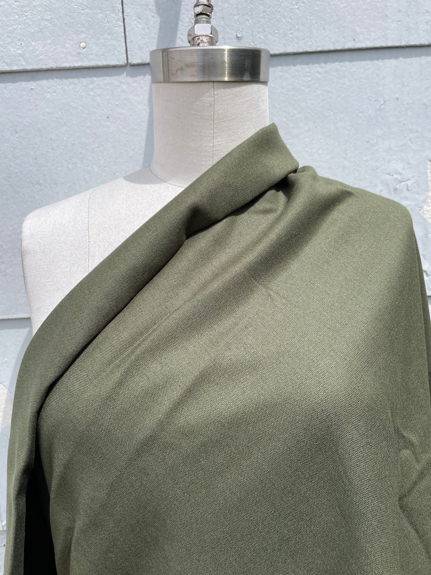Olive Green  Cotton Linen Solid Blend "Olive Juice"