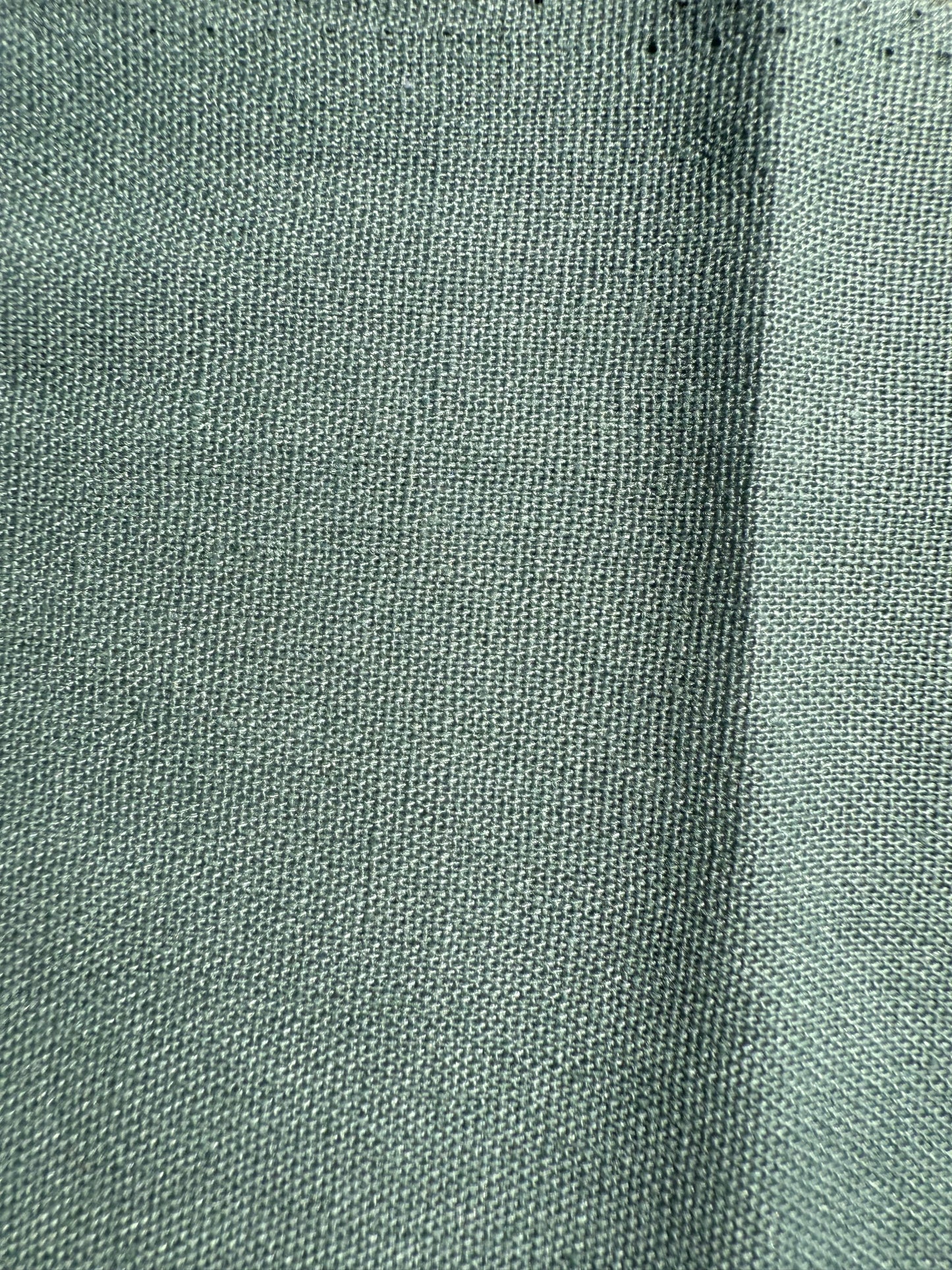 Med Light Blue Cotton Linen Solid Blend "Ocean View”