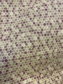 Gold Yellow Honeycomb Cotton Poplin Woven "Honey Home"