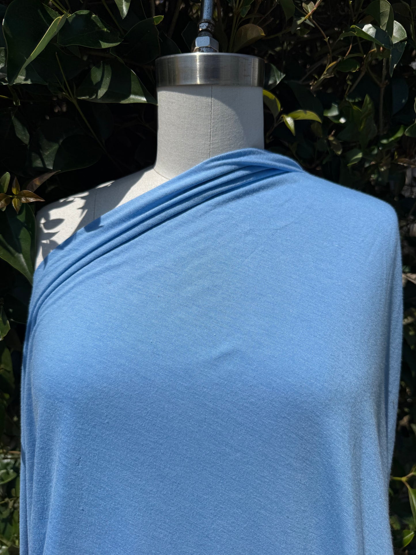 Light Blue Rayon Spandex Jersey "Above the Clouds"