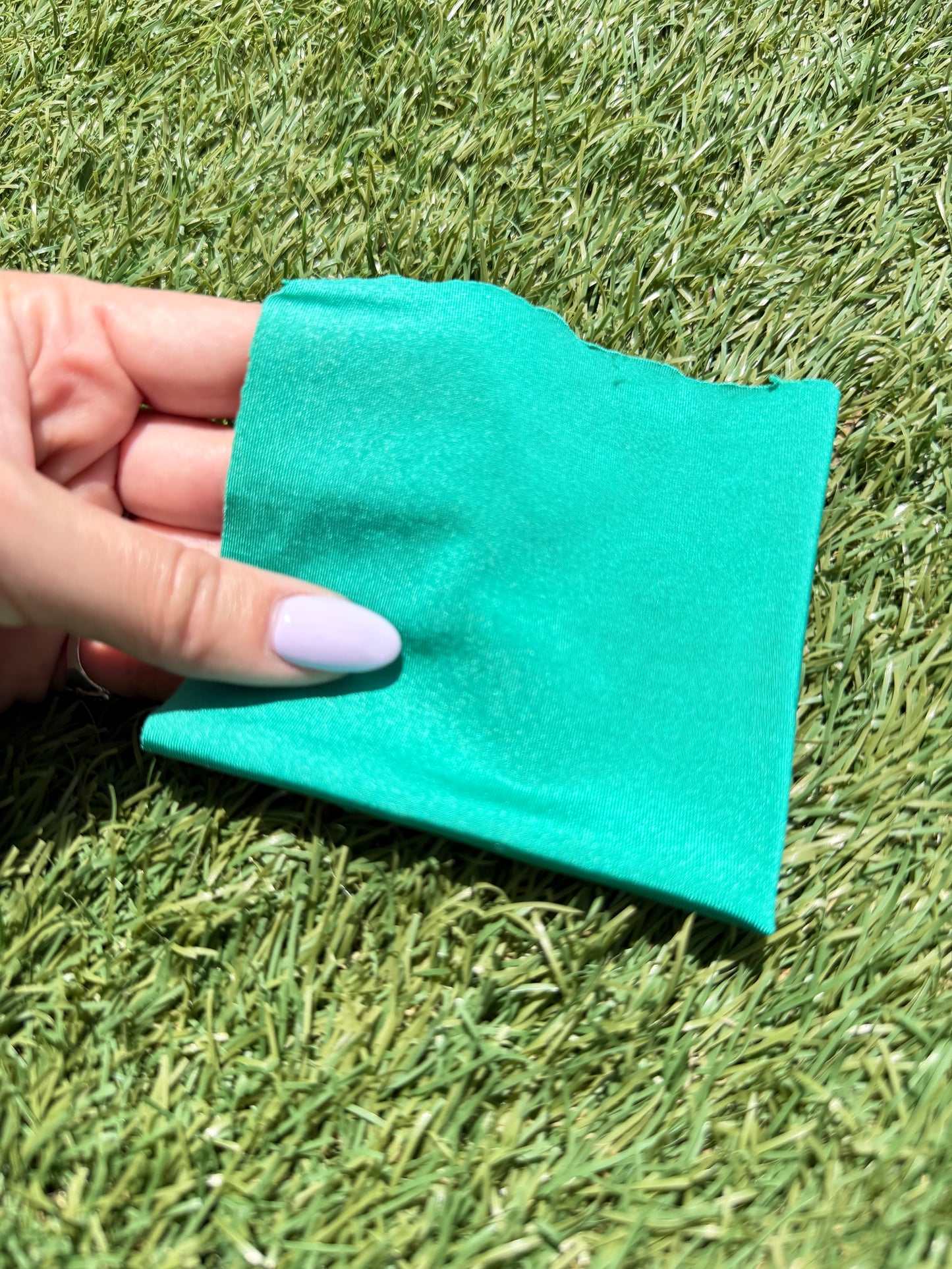 Jade Green Nylon Spandex Swim Knit "Jade"