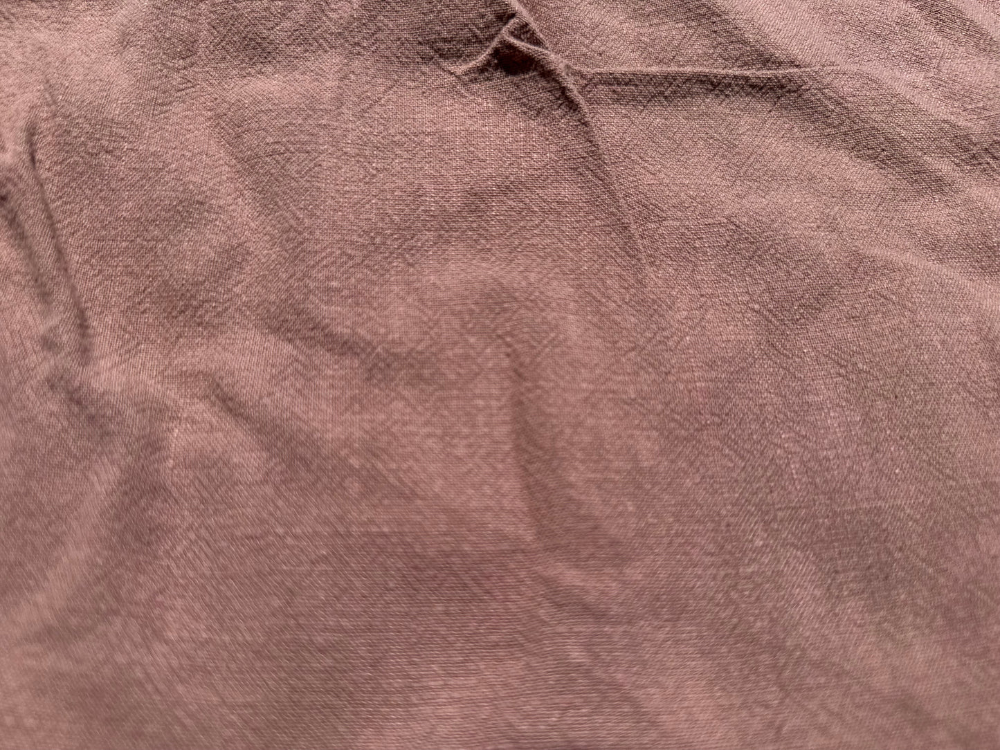 Brown Rayon Linen Woven "Walnut"