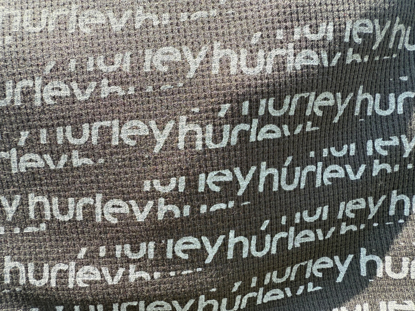 Black Gray Letters Typeface Cotton Thermal "Old School Sk8r"