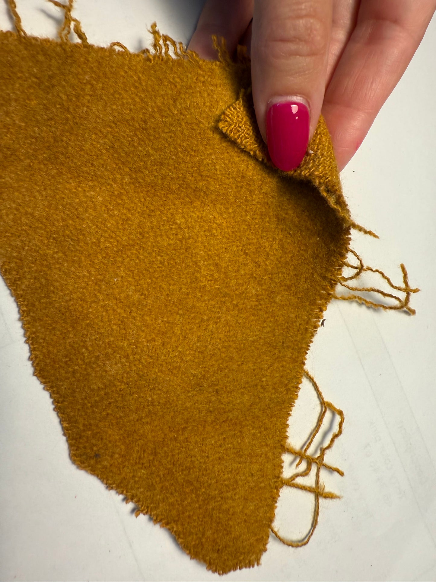 Golden Brown Solid Wool Polyester Coating "Golden Sand"