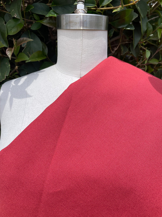 Red Cotton Duck Canvas "Tasty Red Apple"