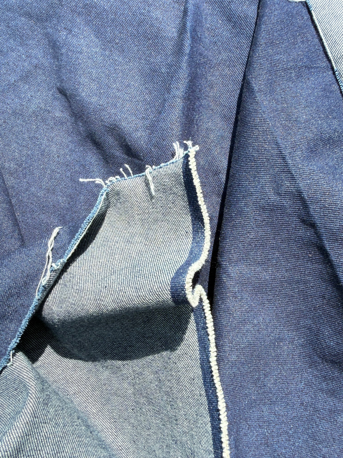 Light Wash Medium Blue Twill Denim "John Paul"