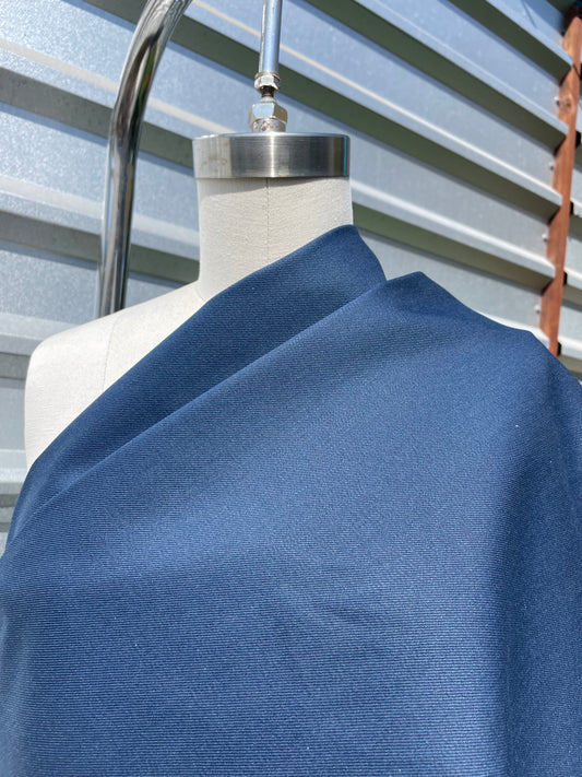 Medium Blue Denim Cotton Spandex "Workwear Blues"