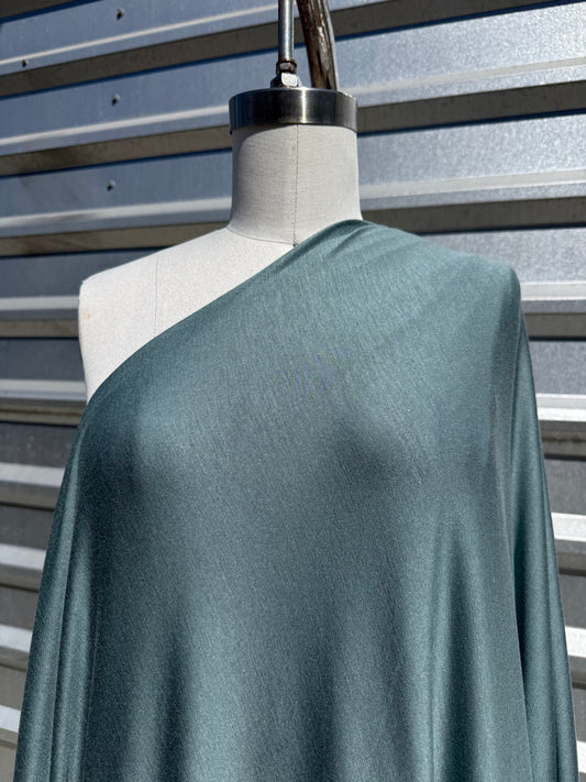 'Astoria' Sage Green Rayon Spandex Jersey – Deadstock | Pre-Cut Yardage