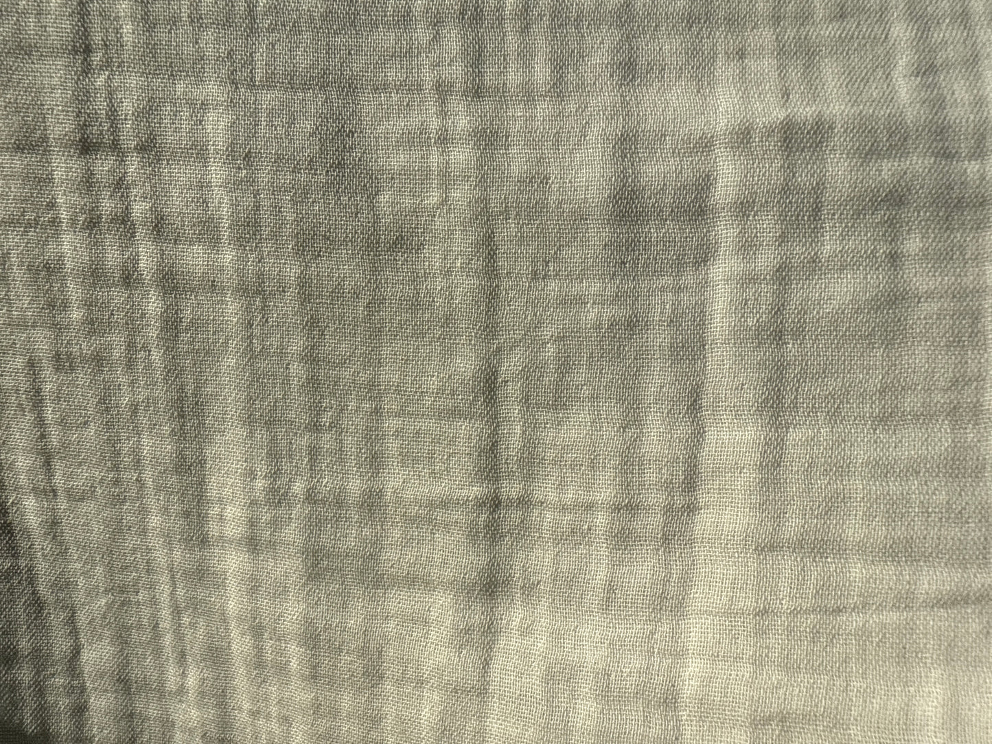 Natural White Double Cotton Gauze Woven "Marshmallow"