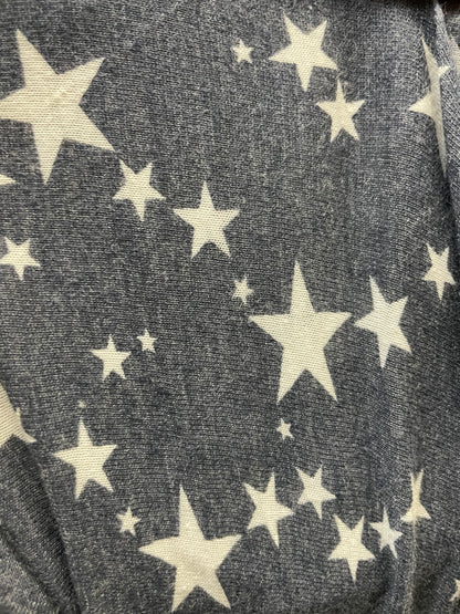 Faded Blue White Stars Rayon Spandex Jersey "Dreamy Nights"