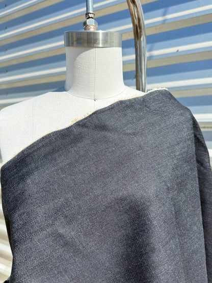Midweight Denim Dark Blue Cotton Woven "Levi