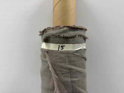 Smokey Grey Linen  15 Yards
