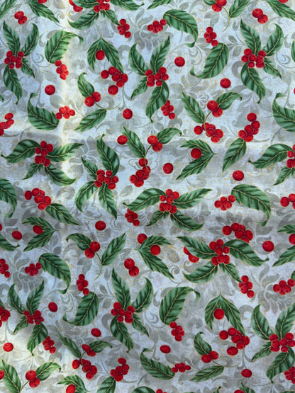 1 LB Holiday Quilt Cotton and Flannel Mystery Bundle