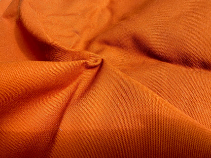 Dark Rust Brown Cotton Canvas "Lakeside Hill”