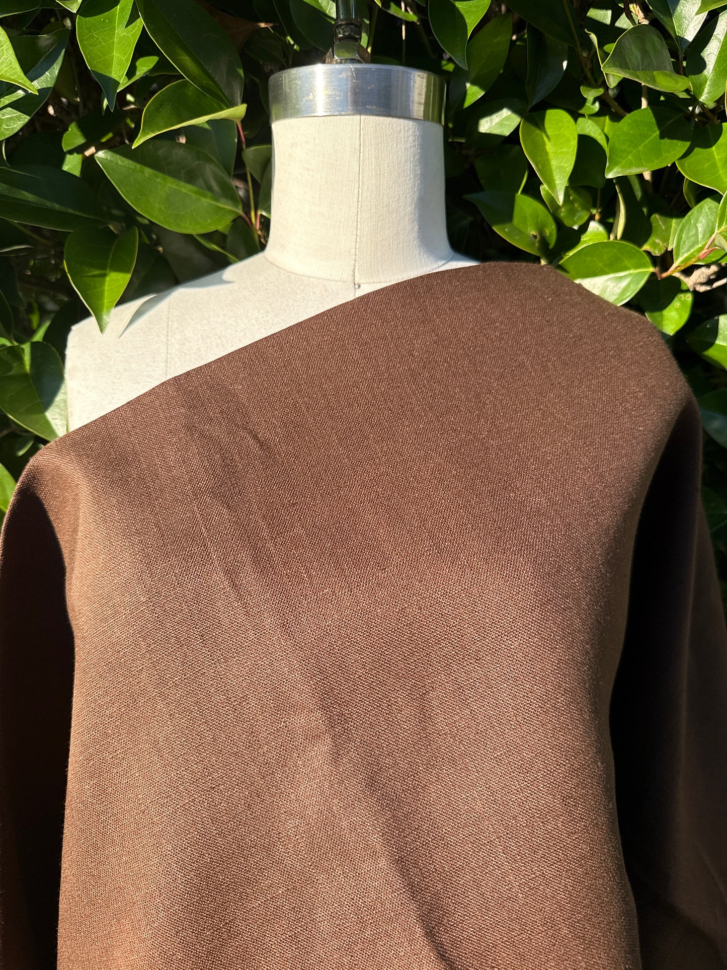 Brown Linen Woven "Chocolate Moose"