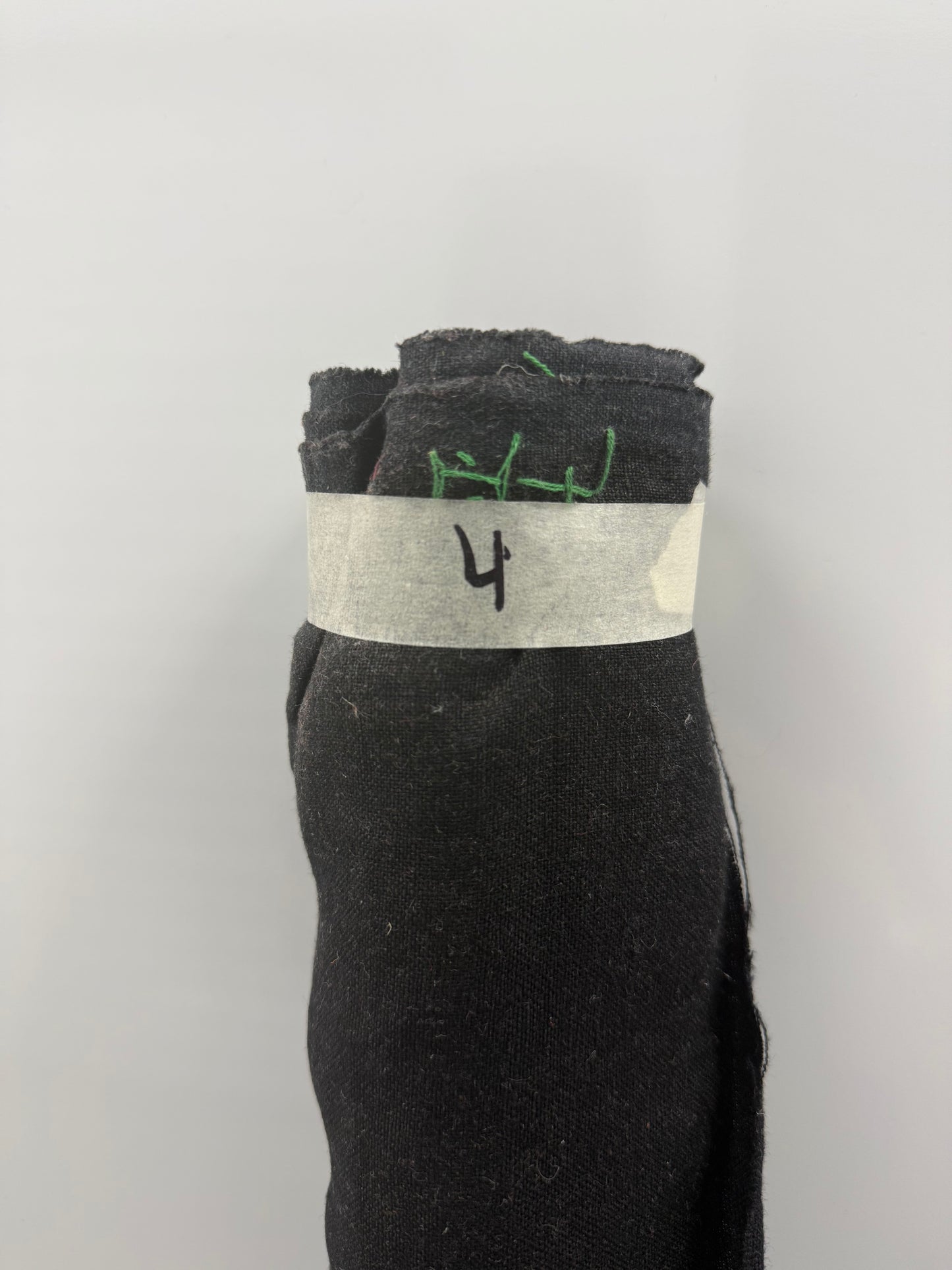 Black Cotton Linen  4 Yards