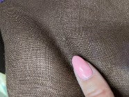 Brown Linen Woven "Chocolate Moose"