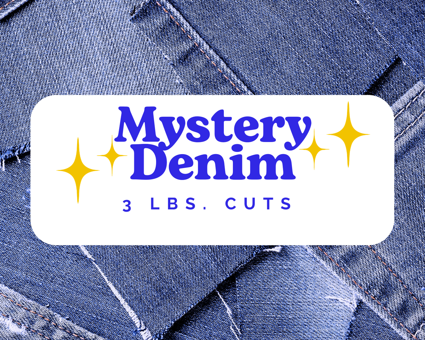 3 LB Mystery Denim Cuts Bundle