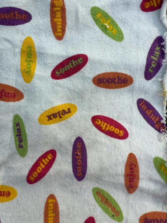 White Punk Yellow Green Purple Jelly Bean Type Graphic Cotton Spandex Jersey "Chill Pill"