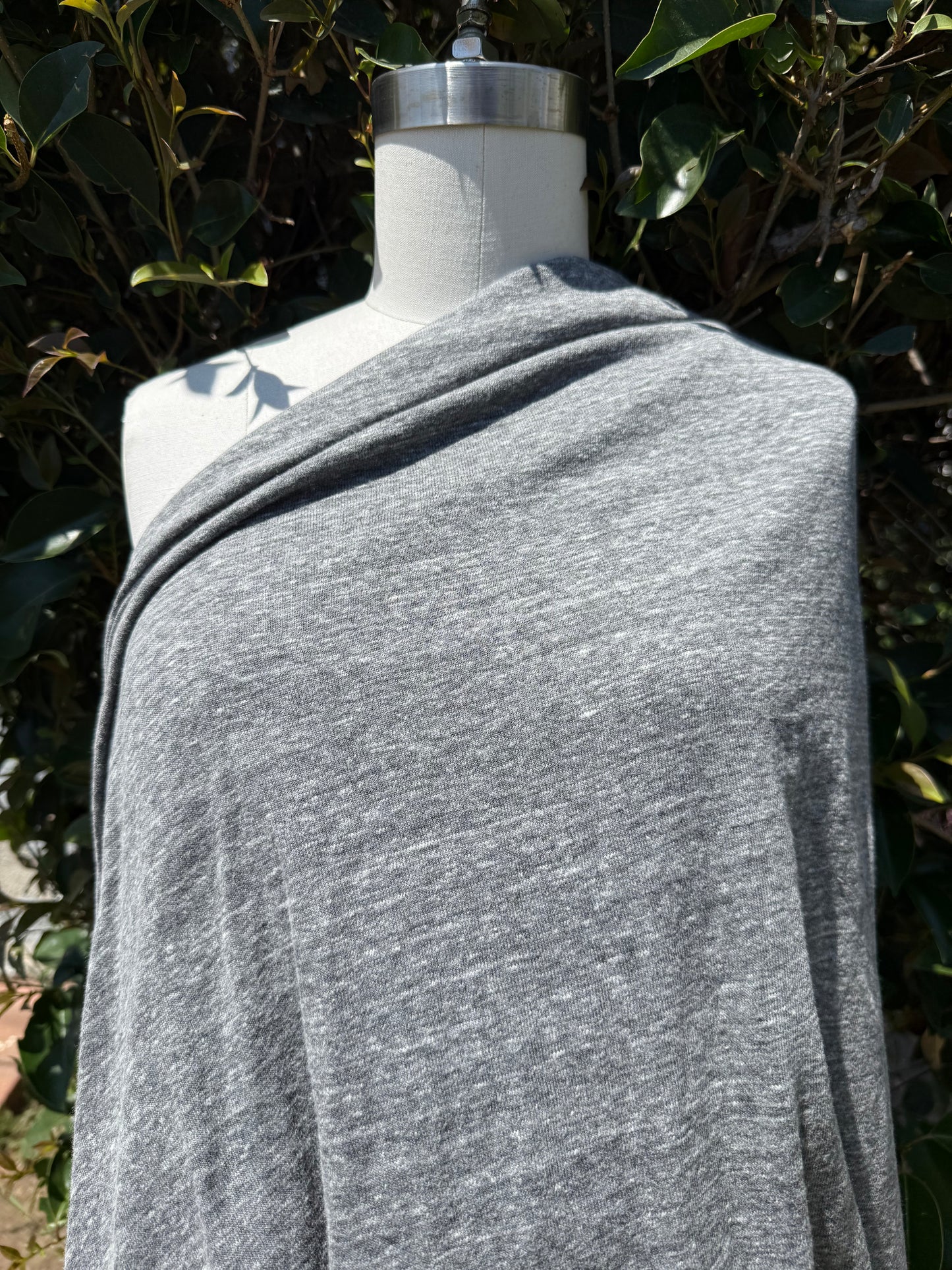 Heather Grey Soft TriBlend Cotton Jersey "Classic Cozy"