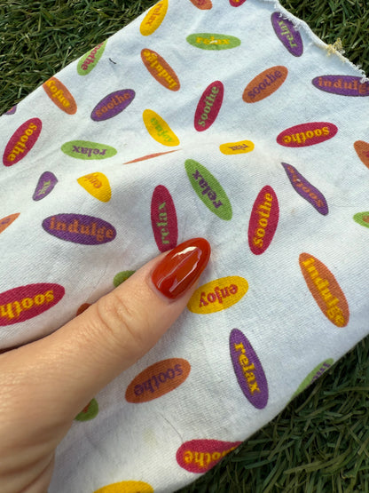 White Punk Yellow Green Purple Jelly Bean Type Graphic Cotton Spandex Jersey "Chill Pill"