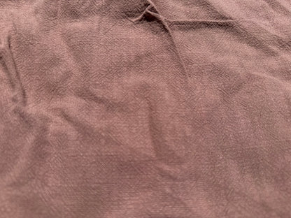 Brown Rayon Linen Woven "Walnut"