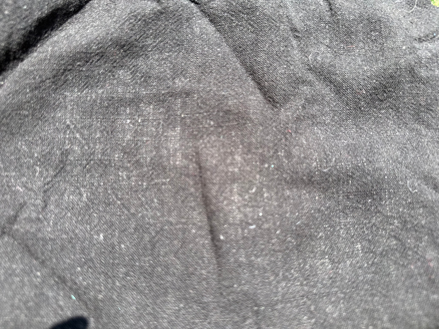 Black Rayon Linen Woven "Licorice"