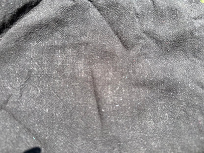 Black Rayon Linen Woven "Licorice"