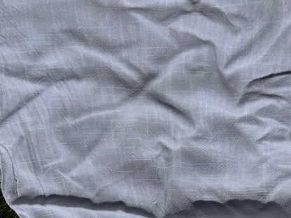White Rayon Linen Woven "Coconut"