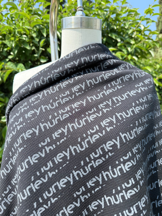 Black Gray Letters Typeface Cotton Thermal "Old School Sk8r"