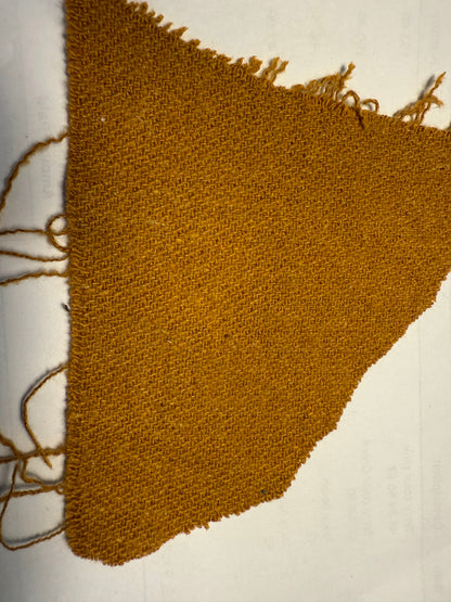 Golden Brown Solid Wool Polyester Coating "Golden Sand"