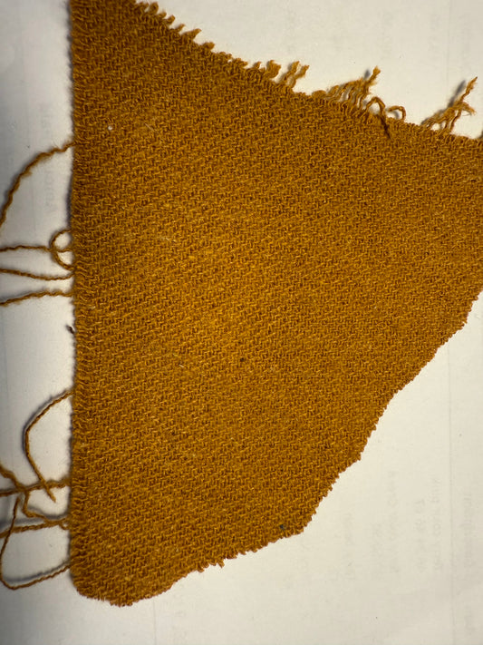 Golden Brown Solid Wool Polyester Coating "Golden Sand"