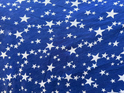 Blue White Star Rayon Spandex Jersey “Oh Say StarS”