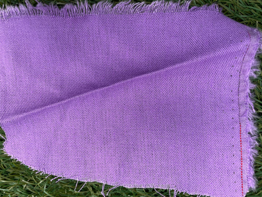 Bright Lavender Purple Cotton Linen Solid Blend "Early Iris"