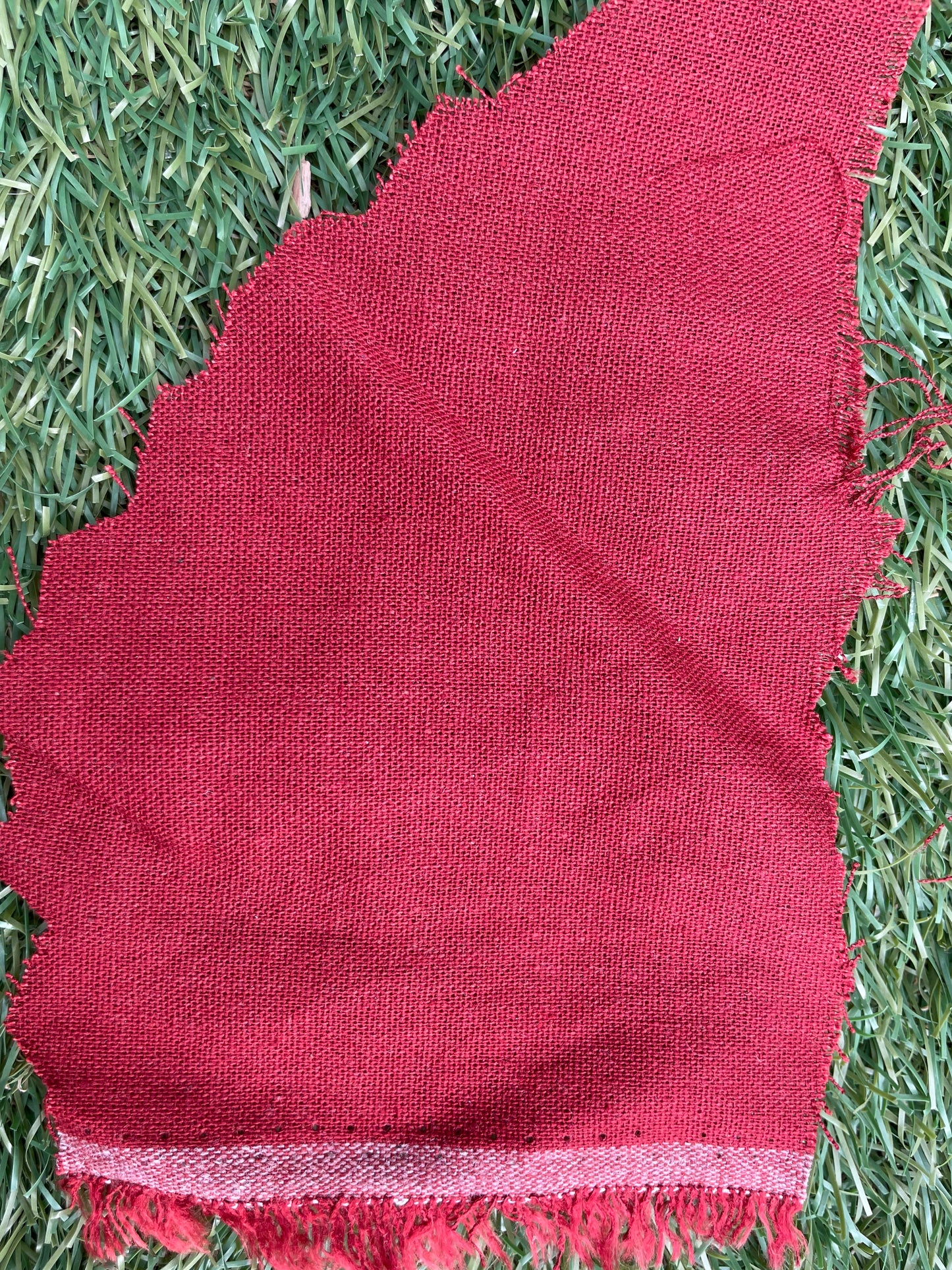 Brick Red Cotton Linen Solid Blend "Ton of Bricks"