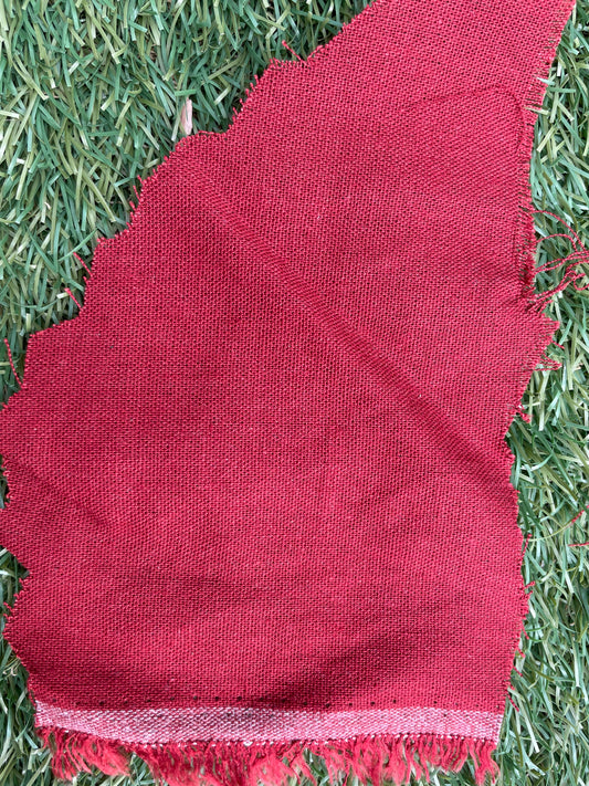 Brick Red Cotton Linen Solid Blend "Ton of Bricks"