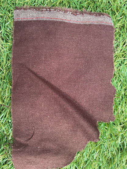 Brown Cotton Linen Solid Blend "Chocolate Day's"