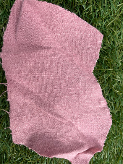 Light Pink Linen Rayon Blend Woven "Starfish Cove"