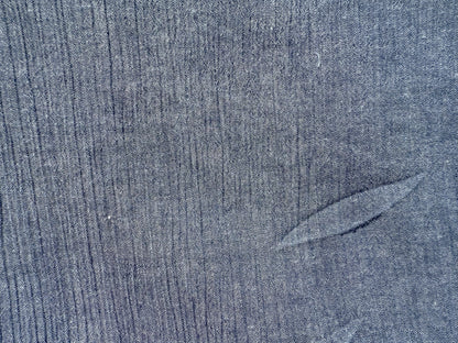Blue Chambray Cotton Gauze Woven "Blue Genes"