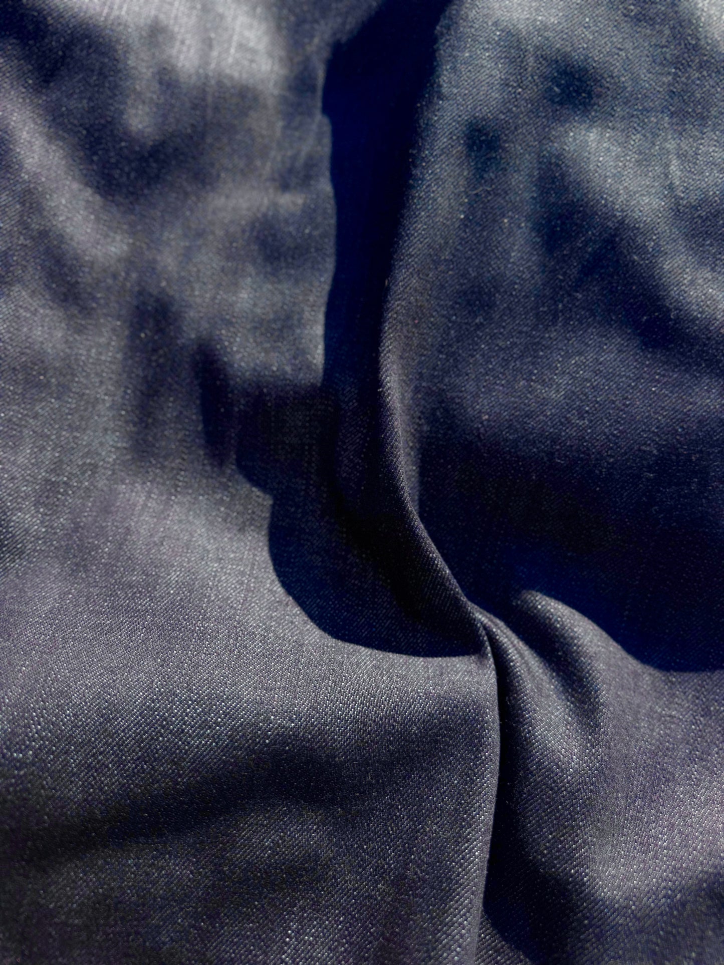 Midweight Denim Dark Blue Cotton Woven "Levi