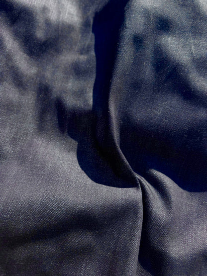 Midweight Denim Dark Blue Cotton Woven "Levi