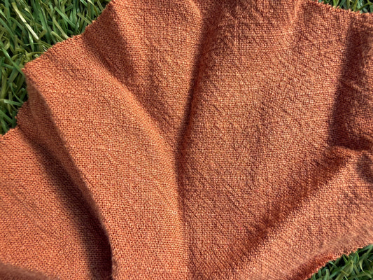 Brown Linen Rayon Blend Woven "Brownie"