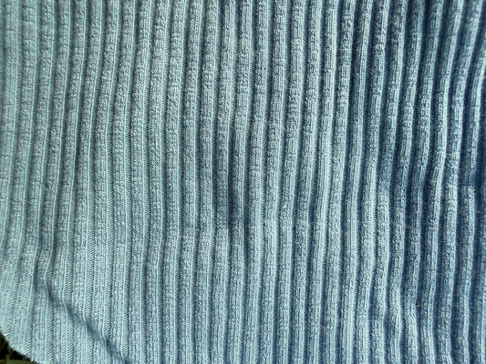 Baby Blue 2x1 Rayon Spandex Rib Knit "Cloud Candy"
