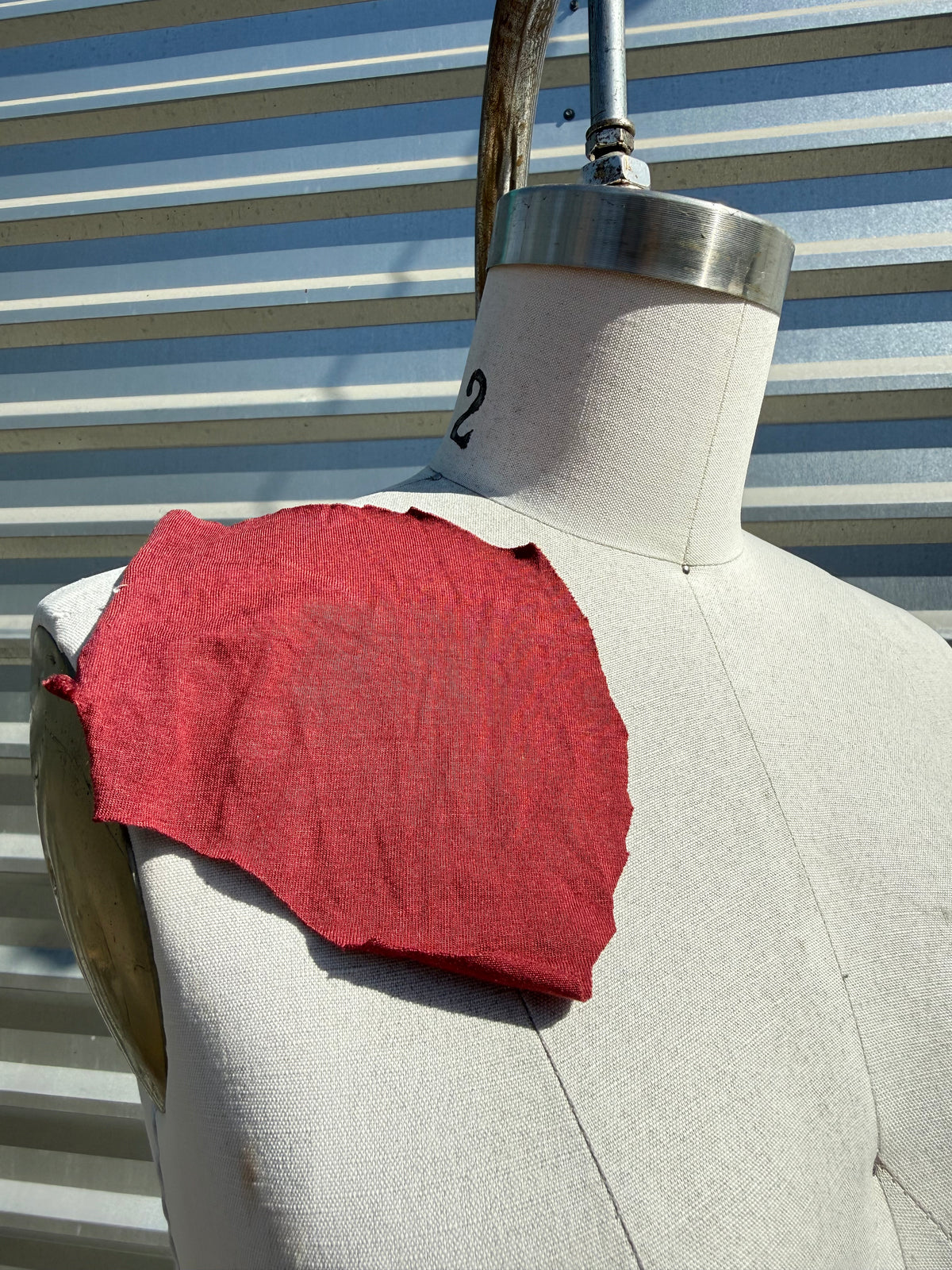 'Mom's Lipstick' Vintage Rose Pink Rayon Spandex Jersey – Deadstock | Pre-Cut Yardage