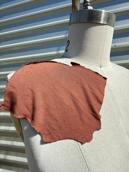 'Melted' Warm Brown Rayon Spandex Jersey – Deadstock | Pre-Cut Yardage