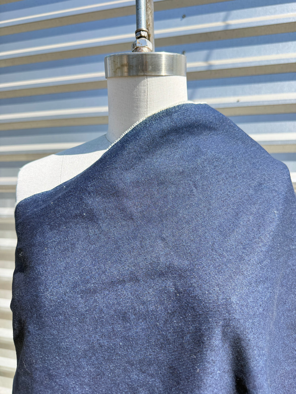 Light Wash Medium Blue Twill Denim "John Paul"