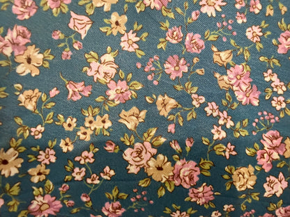 Blue Lavender Ditsy Floral Polyester Woven "Mia's Garden"