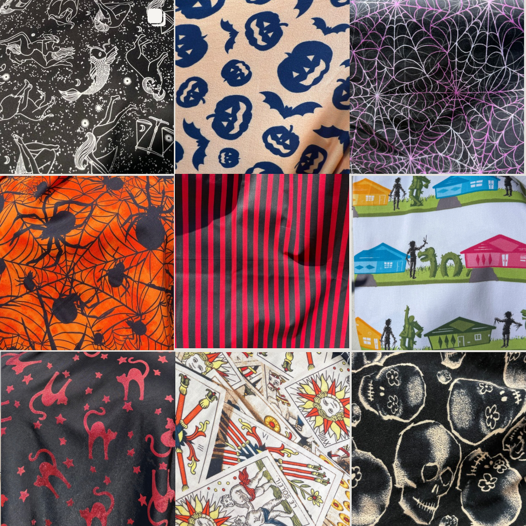 🎃 One Pound Mystery Fabric – Halloween Edition 🕸️
